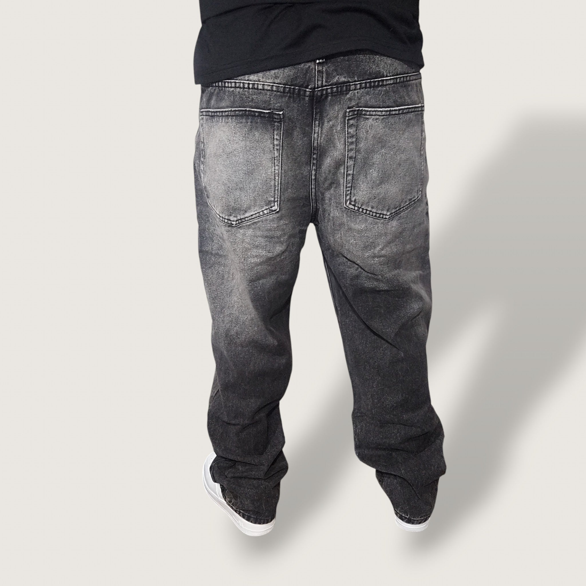 Jeans Baggy Shadow Distressed