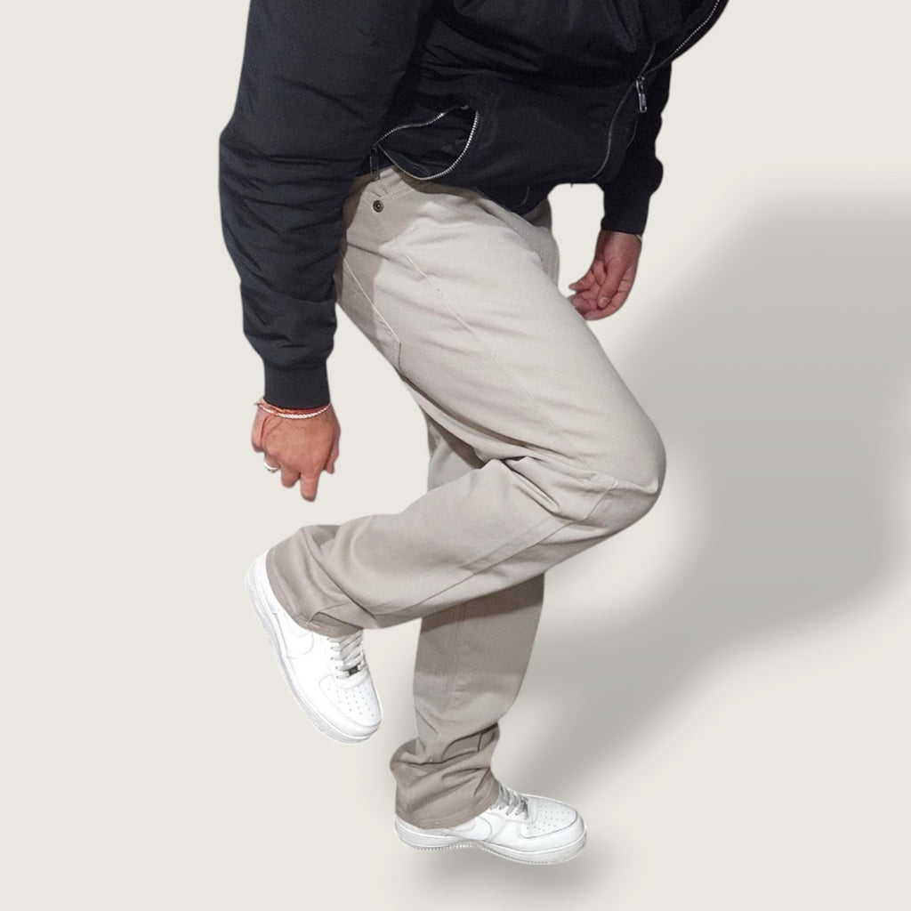 Jeans Clásics Beige