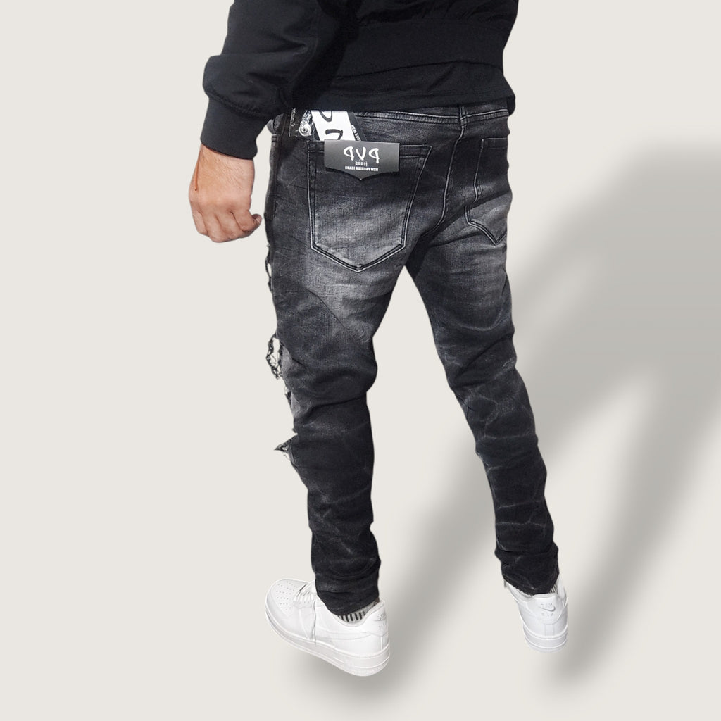 Jeans Matrix Shredded
