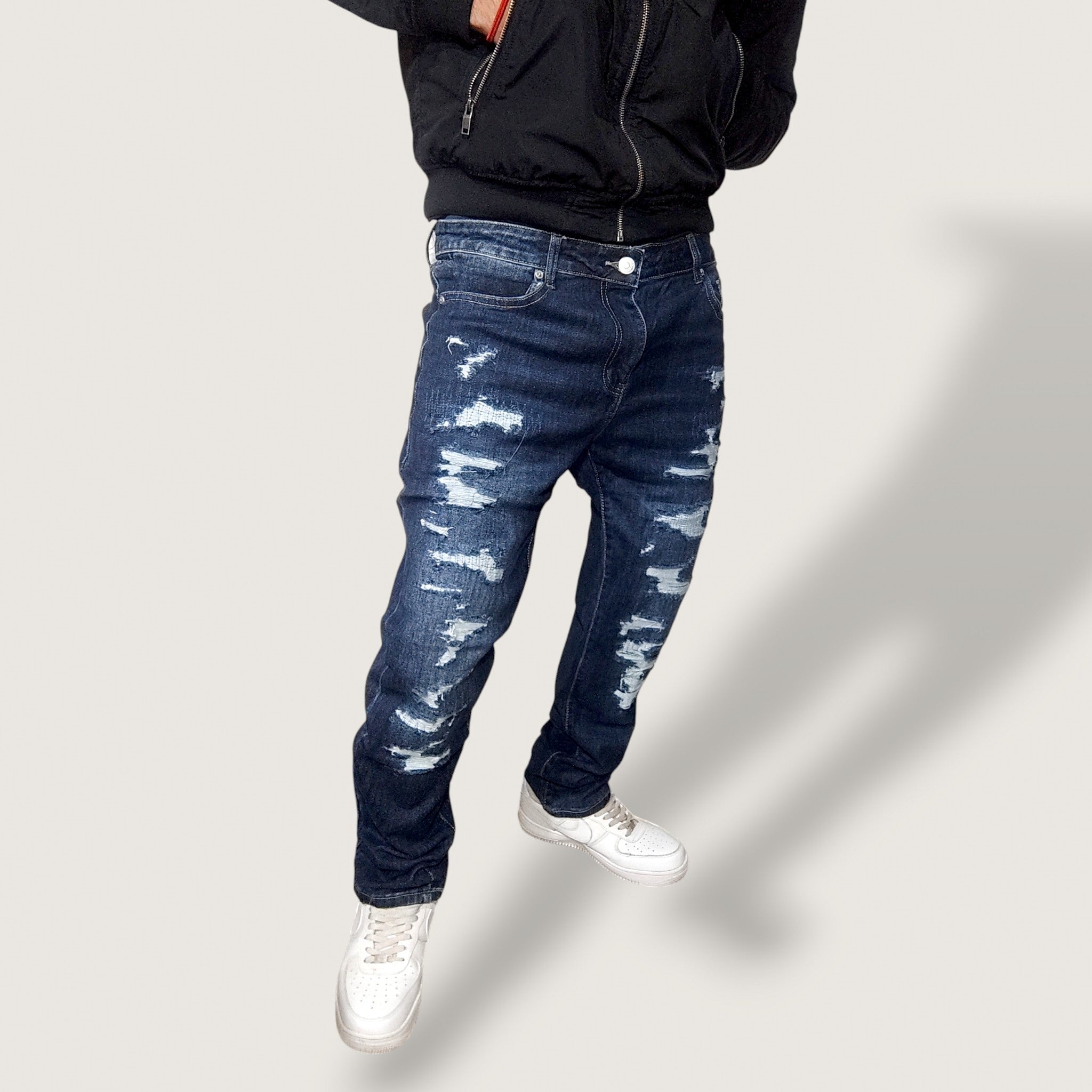 Jeans Distressed Cyan
