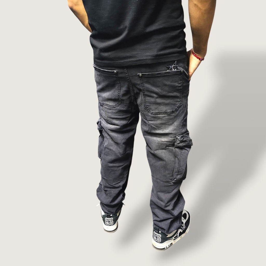 Jeans Cargo Hem Overlap