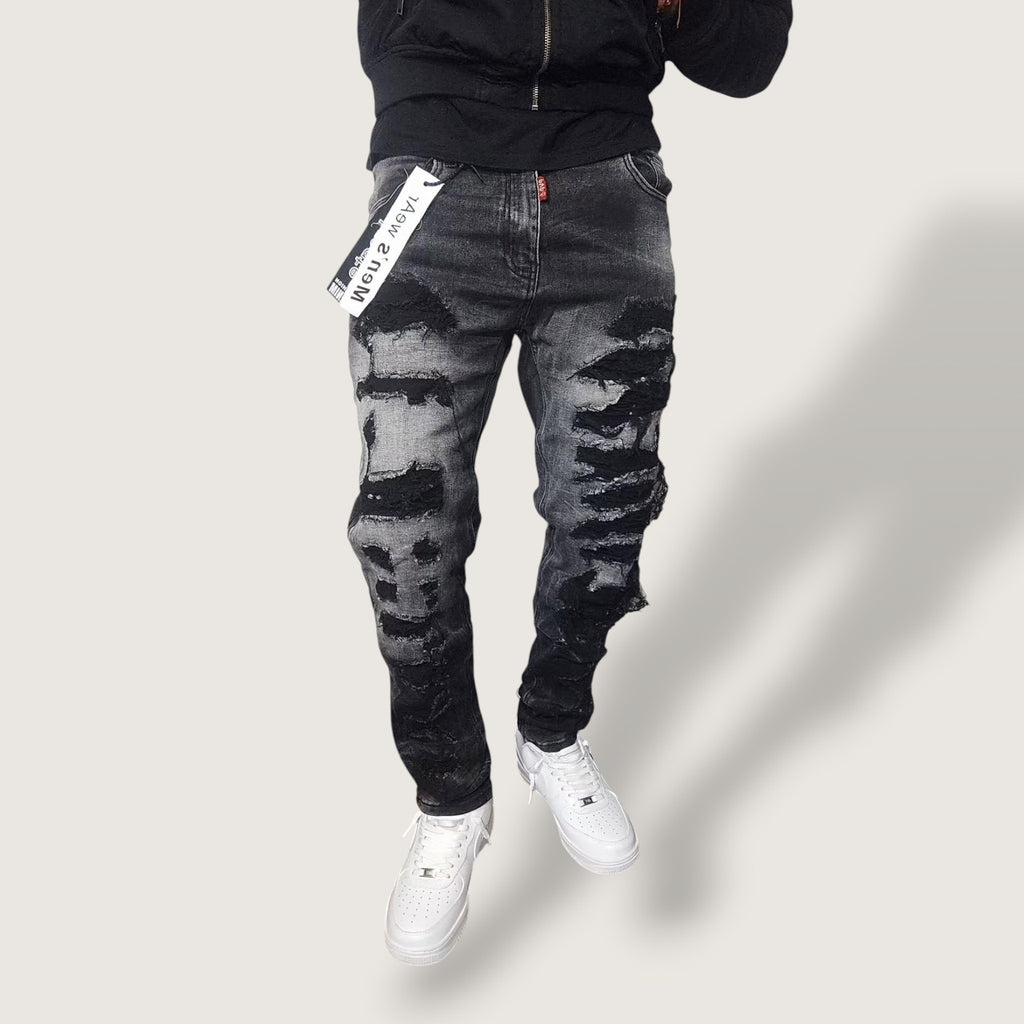 Jeans Matrix Shredded