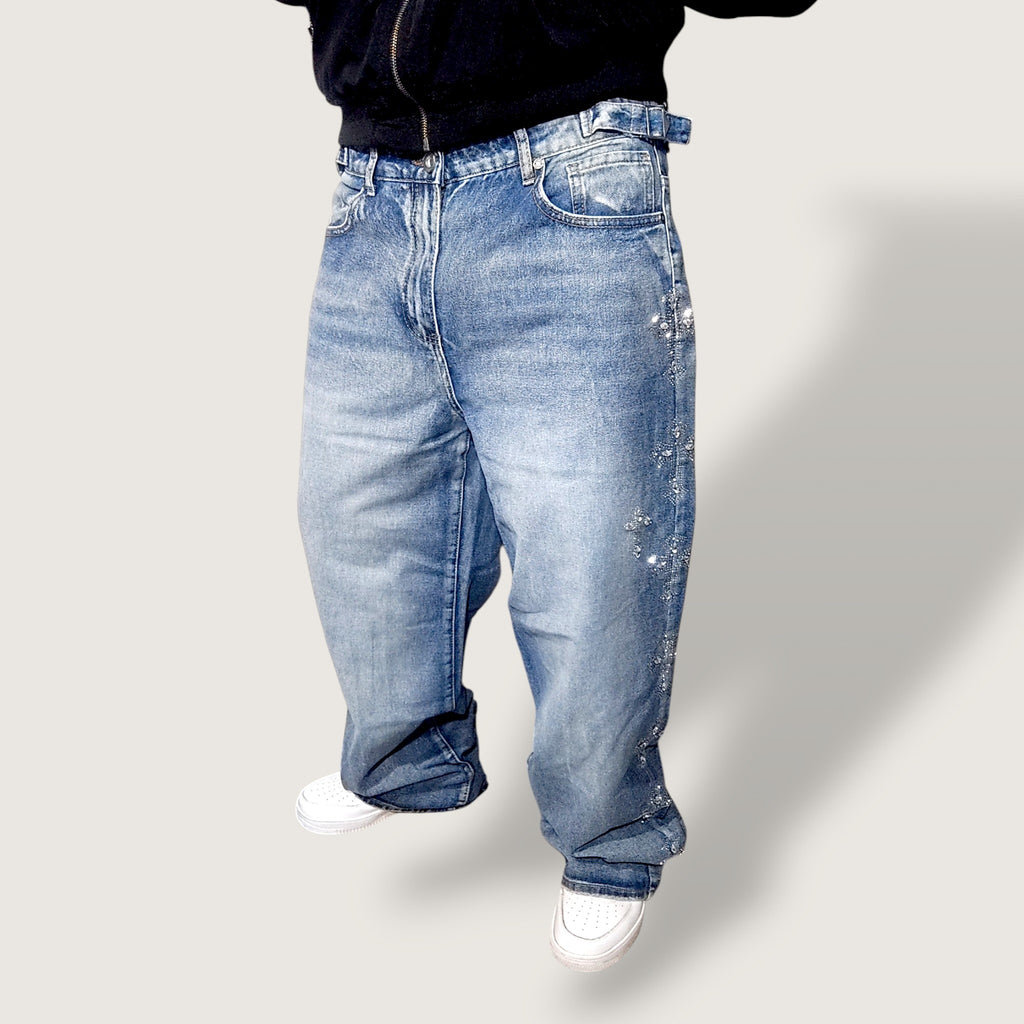 Jeans Baggy Diamond Side