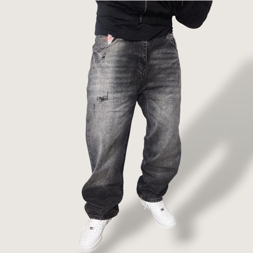 Jeans Baggy Shadow Distressed