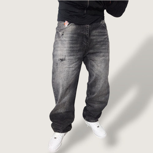 Jeans Baggy Shadow Distressed