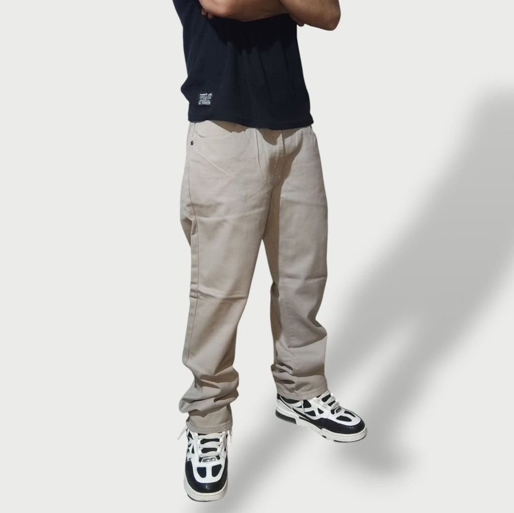 Jeans Clásics Beige