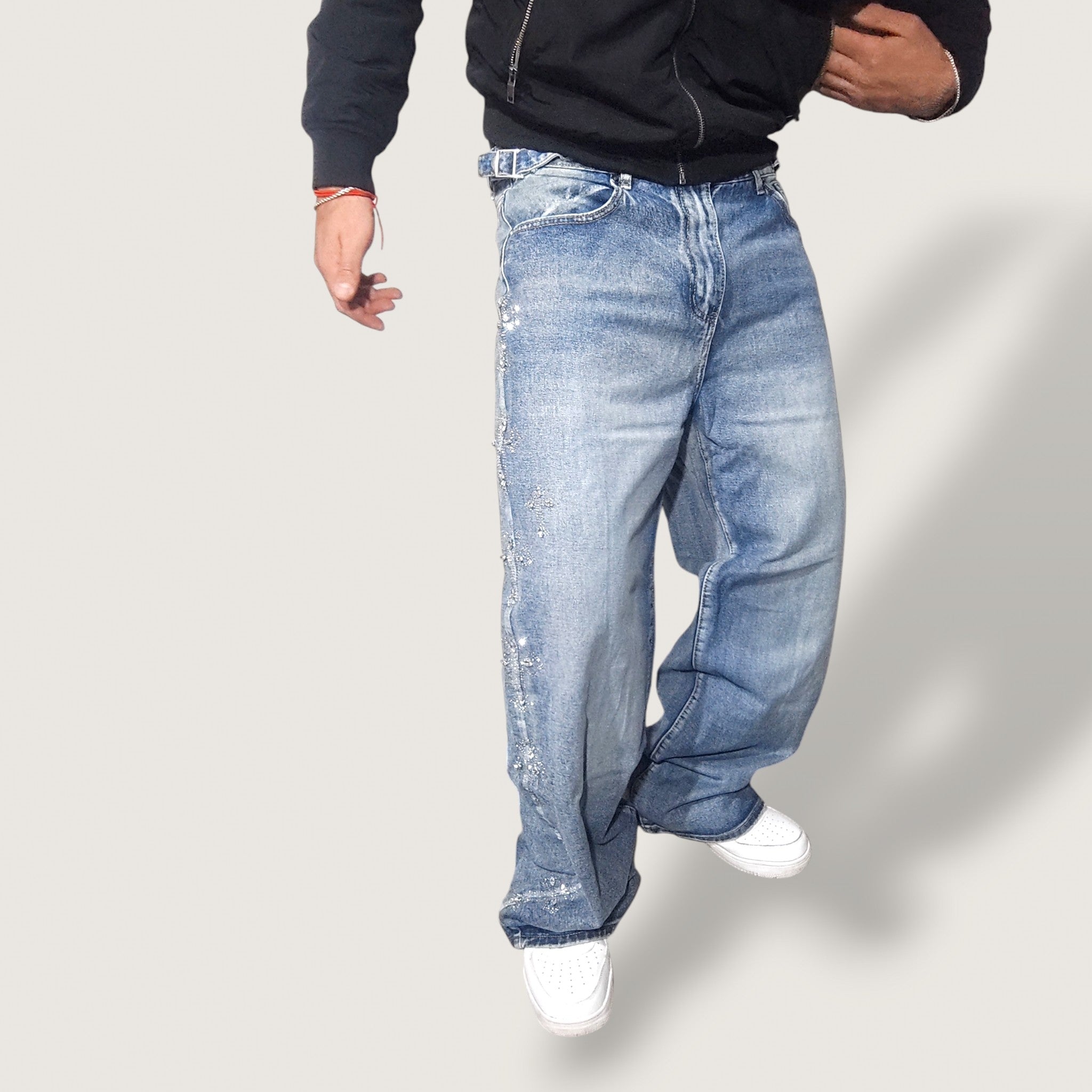 Jeans Baggy Diamond Side
