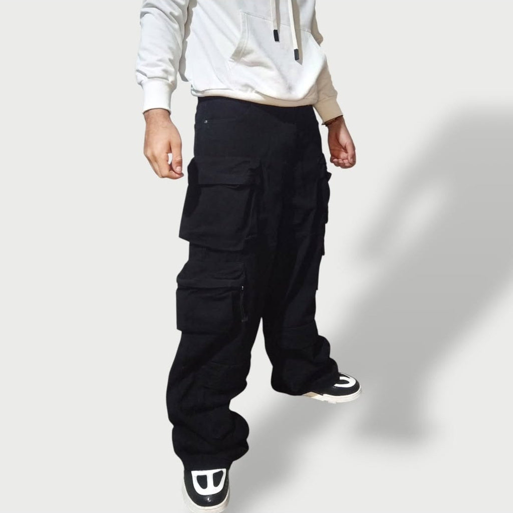 Jeans Multicargo Black