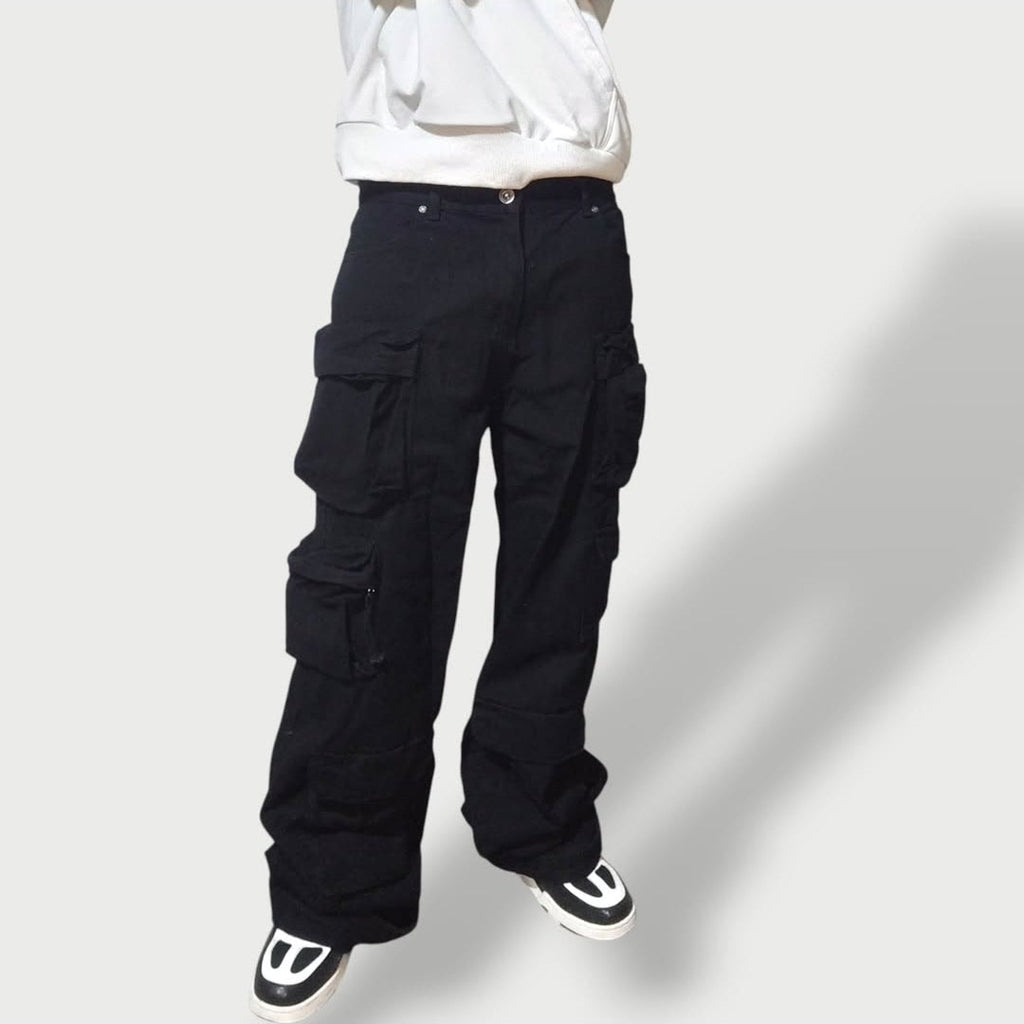 Jeans Multicargo Black