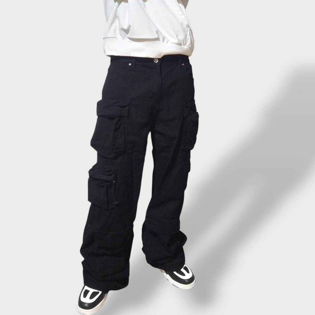 Jeans Multicargo Black
