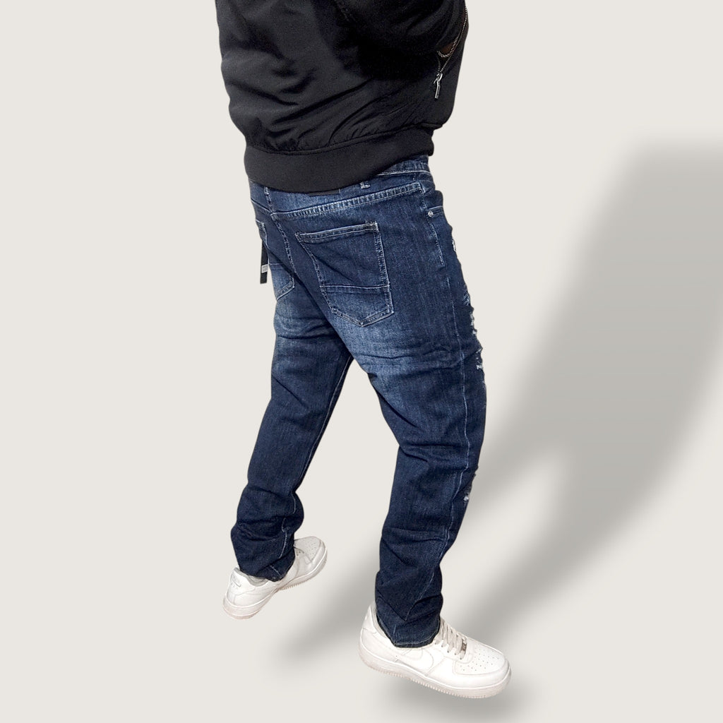 Jeans Distressed Cyan
