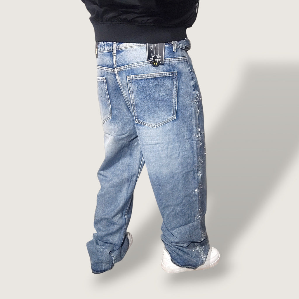 Jeans Baggy Diamond Side