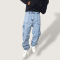 Jeans Cargos Vintage-Washed