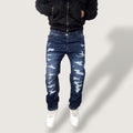 Jeans Distressed Cyan