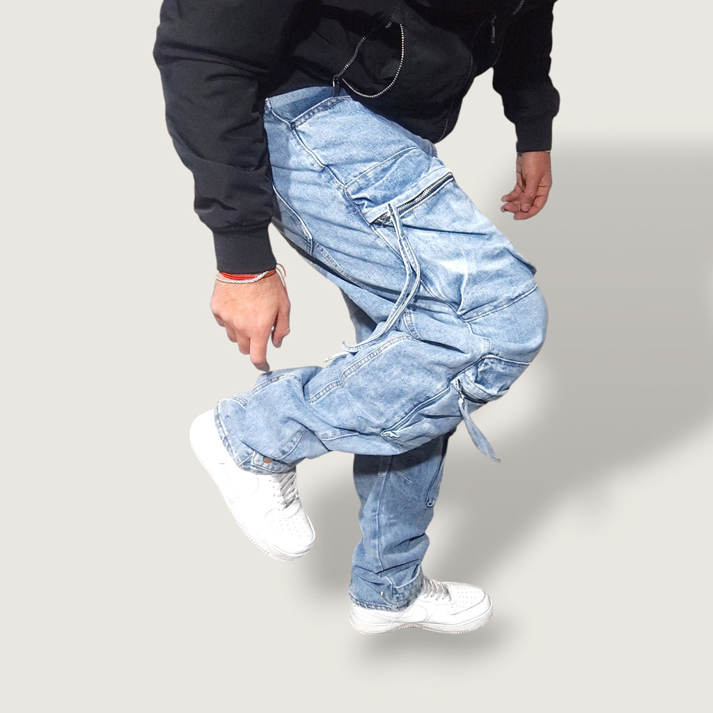 Jeans Doble cargo Iron-Blue Ops